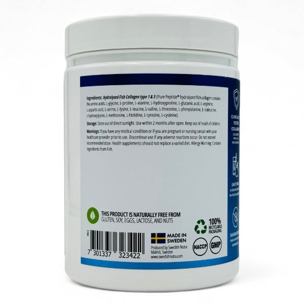 Swedish Nutra - "SUGAR FREE" Collagen Powder - Best4.uk