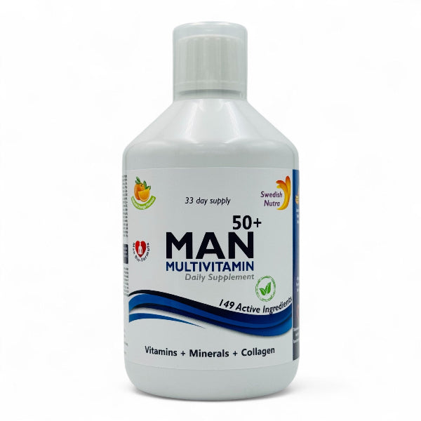 Swedish Nutra - Man Multivitamin 50+ | Best4uk