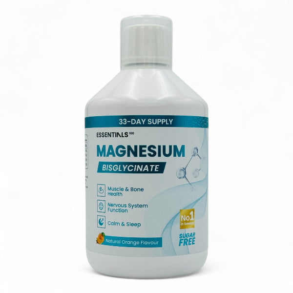Swedish Nutra - SUGAR FREE Magnesium Bisglycinate Essentials 100 | Best4uk