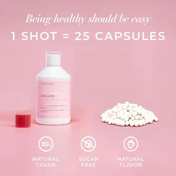 Swedish Collagen Deluxe "SUGAR FREE" 12,500mg | Best4uk