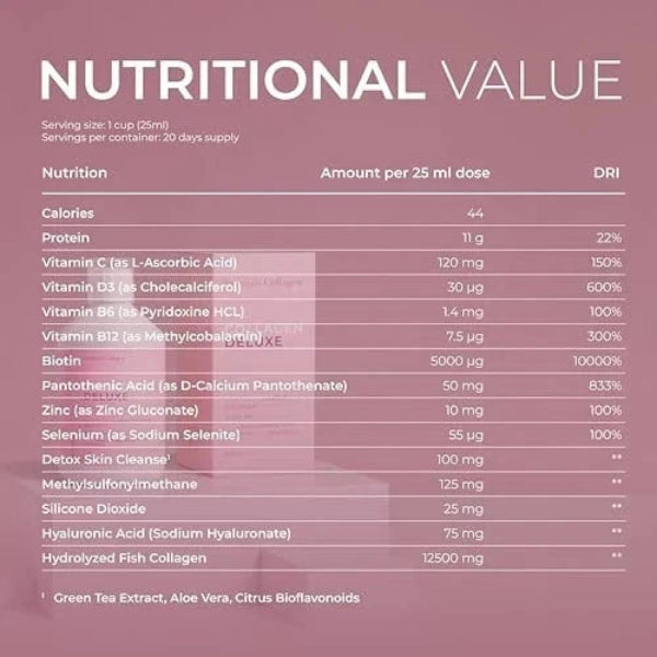 Swedish Collagen Deluxe "SUGAR FREE" 12,500mg | Best4uk