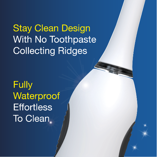 Sonic 48K Electric Toothbrush - Includes 16 x Brush Heads (White)