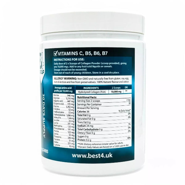 Best4 - Marine 2.2 Collagen Powder SUGAR FREE