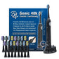 Sonic 48K Electric Toothbrush - Includes 16 x Brush Heads (Black)