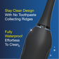 Sonic 48K Electric Toothbrush - Includes 16 x Brush Heads (Black)